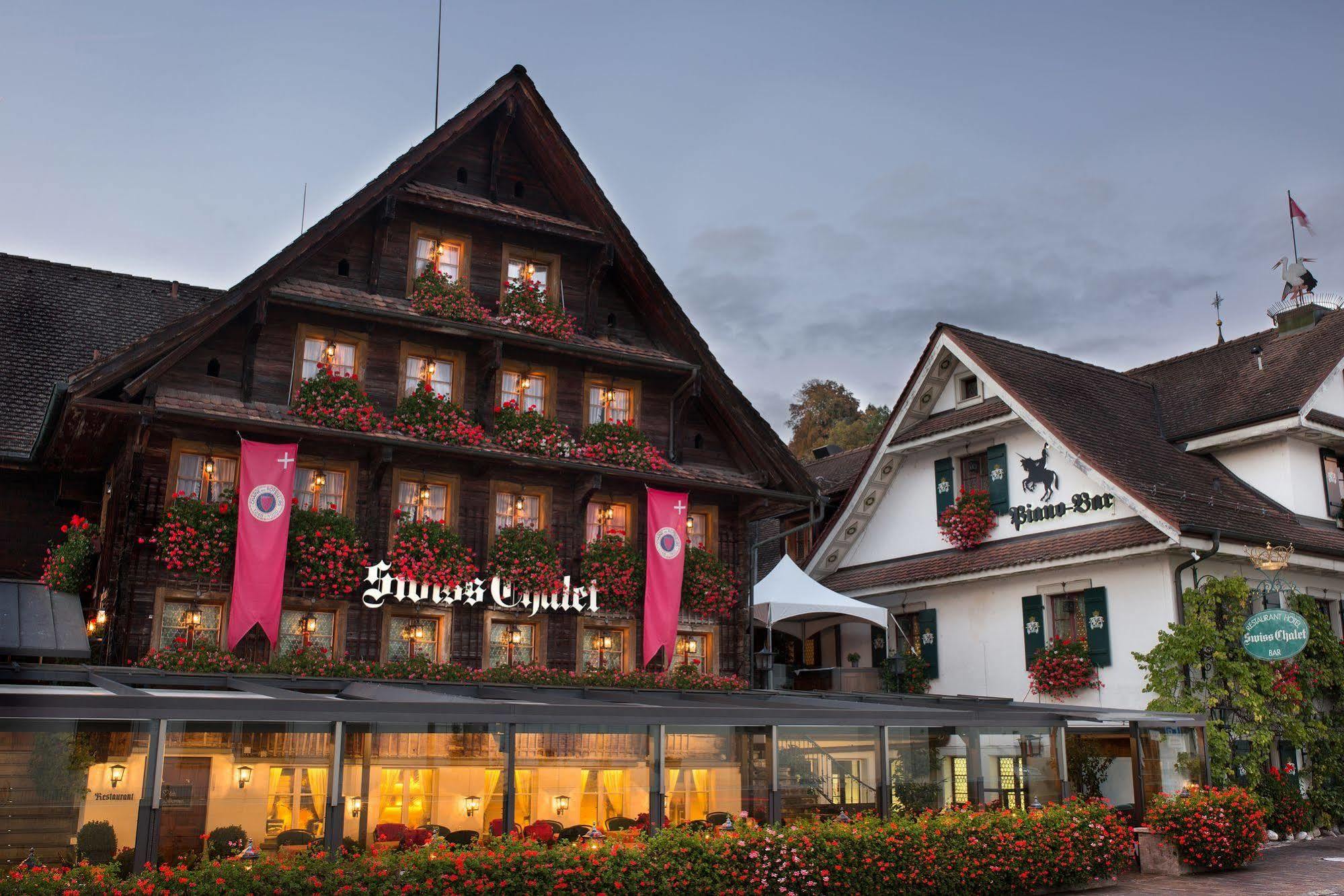 Swiss-Chalet Merlischachen - Historik Chalet-Hotel Lodge Küssnacht Exterior foto